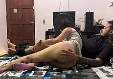 i cheated on my husband with his stepbrother, sucking his cock and getting creampied in our home