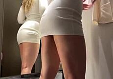 intense thrill of public fucking in fitting room with big tits teen