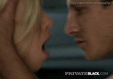 Sweet maid Donna Bell in interracial threesome