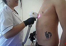 Colombian Babe Eddie Queens Sucks Huge Cock After Laser Depilation!