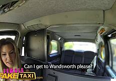 hey sexy driver blowjob in the taxi car with cumshot on your face