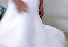 Walking in chastity cage leads to unexpected piss play.