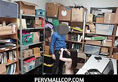 Pervert Security Guard Boldly Teaches Bad College Girls with Intense Fucking