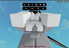 Emo slut gets fucked hard in Roblox condo?
