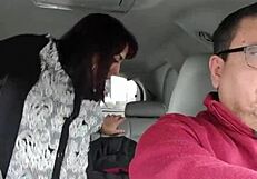 being fucked by a stranger in the backseat of our car while the love of my life drives