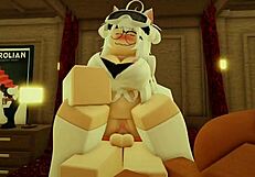 Roblox Whore Performs Boob Job and Rides Dick