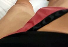 a novinha quis dormir aqui em casa e a flagrei se masturbando fiquei excitado e fui bater uma punheta no meu pequeno pau de 11cm watch on sheer red