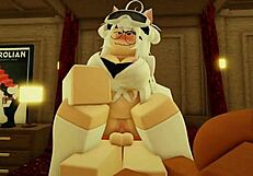 Roblox Whore Performs Boob Job and Rides Dick
