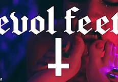 Bia Roman and Sam Quinn Engage in Detailed Foot Worship Bondage with Choking and Deepthroat Scenes