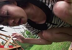 Hot Japanese Babe With Thick Bush Loves Creampie Fuck!