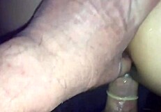 I mount Andrea Cardenas' shaved ass and deepthroat her tattooed cock