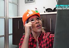 Curvy Fat Pornstar Fontanera Delivers Intense Blowjob and Fisting on Pussy and Vagina