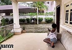 The Gardener With The Giant African Cock