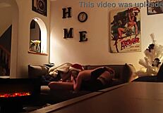 I Fucked My Office Mate After The Christmas Party With Big Ass And Creampie