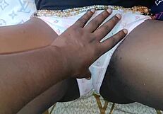 Saxy black petite 18+ teen 18+