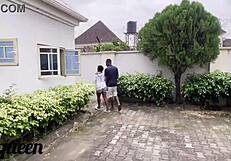 The Gardener With The Giant African Cock