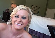 Kelly Surfer creates homemade porn in her bedroom with her booty call stud.