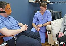 Wicked teen brought to anus asylum for painful treatment