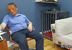 Wicked teen brought to anus asylum for painful treatment