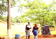 a strange meeting in tourist park with huge cock filling mouth and ass fucking tight ass for spectators pleasure