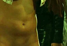 I enjoy giving a relaxing oily massage to the dominant lady with my submissive lesbian partner