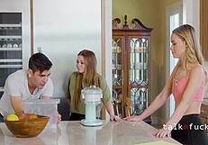 Khloe Kingsley And Mazy Myers Beat Lucky Fate's Meat In Kinky Comic Sex