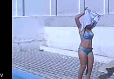 Filming my hot friend stripping and ripping clothes!