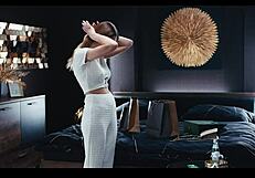 Hotel staff freezes time to fuck and suck the blonde guest's tits in freeuse roleplay.