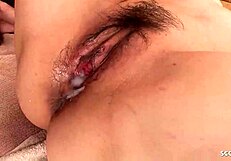 old and young 18+ guy seduce japanese girl to roleplay bdsm double creampie mmf 3some fuck public pool