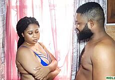 The boss's wife, starved by her husband, begs for intense fucking in missionary