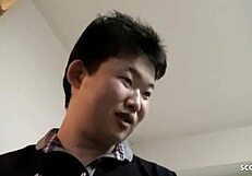 Japanese Cougar Tricked To Amateur Mmf 3some By Boy And Old Men In Uncensored Jav Porn