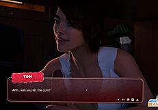 Rachel rides Adam in hot yoga passion!