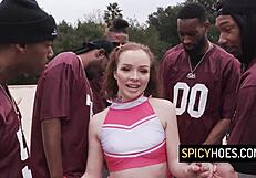 Hot Teen 18+ Gets Gangbanged By Seven Black Studs - Aliya Brynn