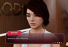 Rachel rides Adam in hot yoga passion!