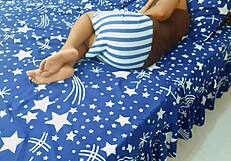 Husband Fucks Wife's Sleeping Indian Slut Sister on Shared Bed