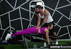 Three Curvy Teen 18+S Blackmail Their Way To Free Gym Memberships