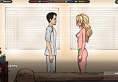 Lustful Masseur Teases Jenny to Orgasm on the Table