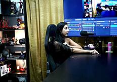 ruan checks if renatinha mello is without panties delicious chemistry in this episode - podcast pupum no barraco