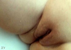 Amateur housewife passionately fucks her pussy with a big fat carrot in homemade video.