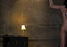 Ebony Hottie Drooling In B Bondage