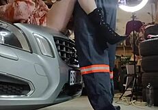 Bellajames Pays Mechanic With Intense Sex!