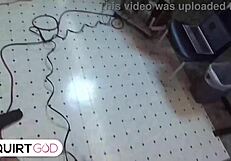 Oh, Siri Dahl is grinding on Dan's face and creaming on his tongue!