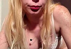 British temptress Louise Barlow coaxed into sucking monster BBC and swallowing the load