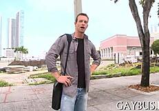 A HUNK RECEIVES A GRATIFYING BLOWJOB FROM A HOMOSEXUAL