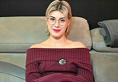 lyla masturbates with her favorite toy in private