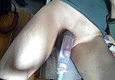 happy ending with the real straw sex machine