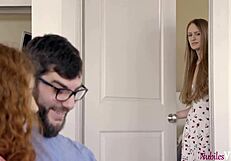 Abby Rains Fucks Behind Closed Doors!