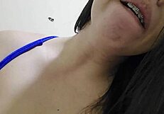 the perverted stepmother uses her cucumber on herself