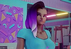 Sombra and Brigitte Naughty Work Out with Face Sitting and Big Tits 😏