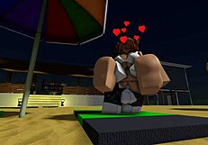 a special day at the beach with big ass and tits